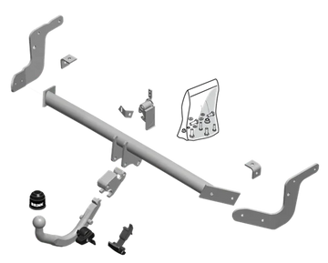 Brink Towbar for Peugeot 2008 (03/2013 - 12/2019) - Brixton 4x4 - Buy Online Now!